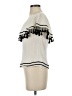 Assorted Brands Ivory Short Sleeve Blouse Size S - photo 5
