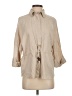 Zara Tan 3/4 Sleeve Button-Down Shirt Size S - photo 1