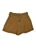 Madewell Solid Brown Khaki Shorts Size S - photo 1
