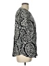 Croft & Barrow 100% Rayon Paisley Silver Short Sleeve Top Size L - photo 4