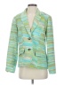 Coldwater Creek Tweed Green Blazer Size 4 - photo 1