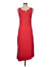 Three Dots Red Orange Casual Dress Size M - photo 2