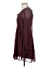 Aura 100% Polyester Hearts Burgundy Casual Dress Size S - photo 5