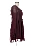 Aura 100% Polyester Hearts Burgundy Casual Dress Size S - photo 4