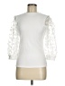 Unbranded White 3/4 Sleeve Top Size M - photo 1