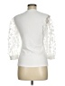 Unbranded White 3/4 Sleeve Top Size M - photo 2