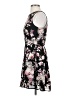 Aqua Floral Black Cocktail Dress Size S - photo 5