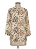 dalia Floral Ivory 3/4 Sleeve Blouse Size S - photo 1