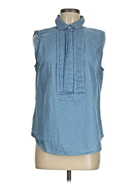 Ann Taylor Loft Sleeveless Button Down Shirt
