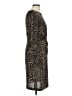 New Directions Animal Print Brown Cocktail Dress Size 12 - photo 4