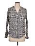Universal Standard Print Blue Long Sleeve Blouse Size 12 (XS) - photo 1