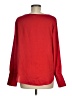 Ann Taylor 100% Polyester Red Long Sleeve Blouse Size M - photo 2