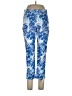 Cartise Print Blue Casual Pants Size 10 - photo 1