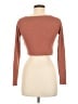 Aster Brown Long Sleeve Top Size M - photo 2
