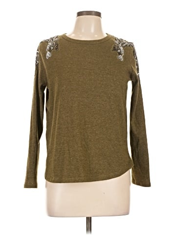 Zara W&B Collection Long Sleeve Top (view 1)