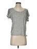 SJOBECK 100% Rayon Gray Short Sleeve Top Size S - photo 1