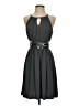 Apt. 9 Solid Gray Cocktail Dress Size XS (petite) - photo 1