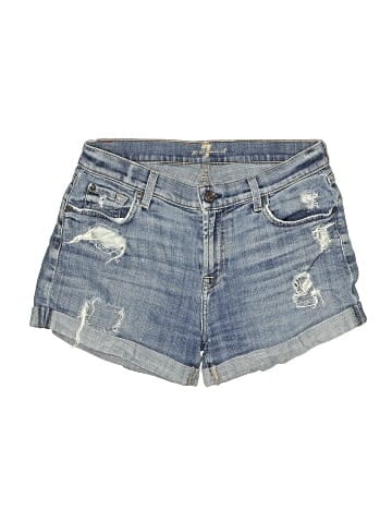 7 For All Mankind Denim Shorts (view 1)
