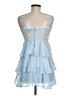 Trixxi 100% Polyester Blue Cocktail Dress Size M - photo 2