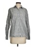 Gap Outlet Print Gray Long Sleeve Button-Down Shirt Size S - photo 1