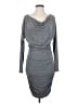 Athleta Solid Gray Casual Dress Size S - photo 1