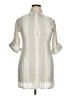 Tommy Bahama Ivory 3/4 Sleeve Button-Down Shirt Size 15 - photo 1