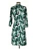 IMAN Tropical Green Casual Dress Size S - photo 2