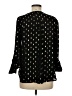 Collective Concepts 100% Polyester Black Long Sleeve Blouse Size M - photo 2