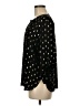 Collective Concepts 100% Polyester Black Long Sleeve Blouse Size M - photo 5