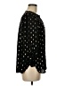 Collective Concepts 100% Polyester Black Long Sleeve Blouse Size M - photo 4