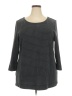 Chico's Gray 3/4 Sleeve Top Size XXL (4) - photo 1