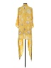 Billabong 100% Rayon Yellow Kimono Size S - photo 2