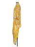 Billabong 100% Rayon Yellow Kimono Size S - photo 5