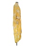 Billabong 100% Rayon Yellow Kimono Size S - photo 4