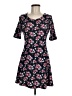Forever 21 Floral Black Casual Dress Size M - photo 1