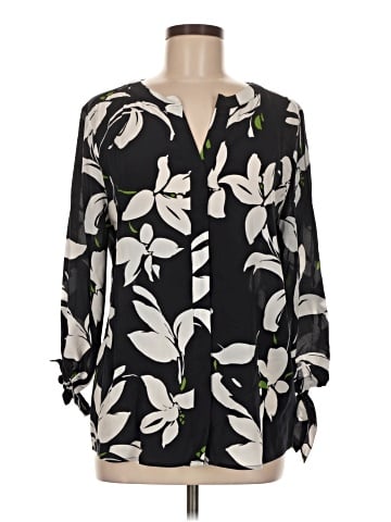 Tyler Boe 3/4 Sleeve Silk Top (view 1)