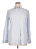 J. McLaughlin Chevron-herringbone Gray Long Sleeve Button-Down Shirt Size XL - photo 1