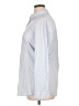 J. McLaughlin Chevron-herringbone Gray Long Sleeve Button-Down Shirt Size XL - photo 5