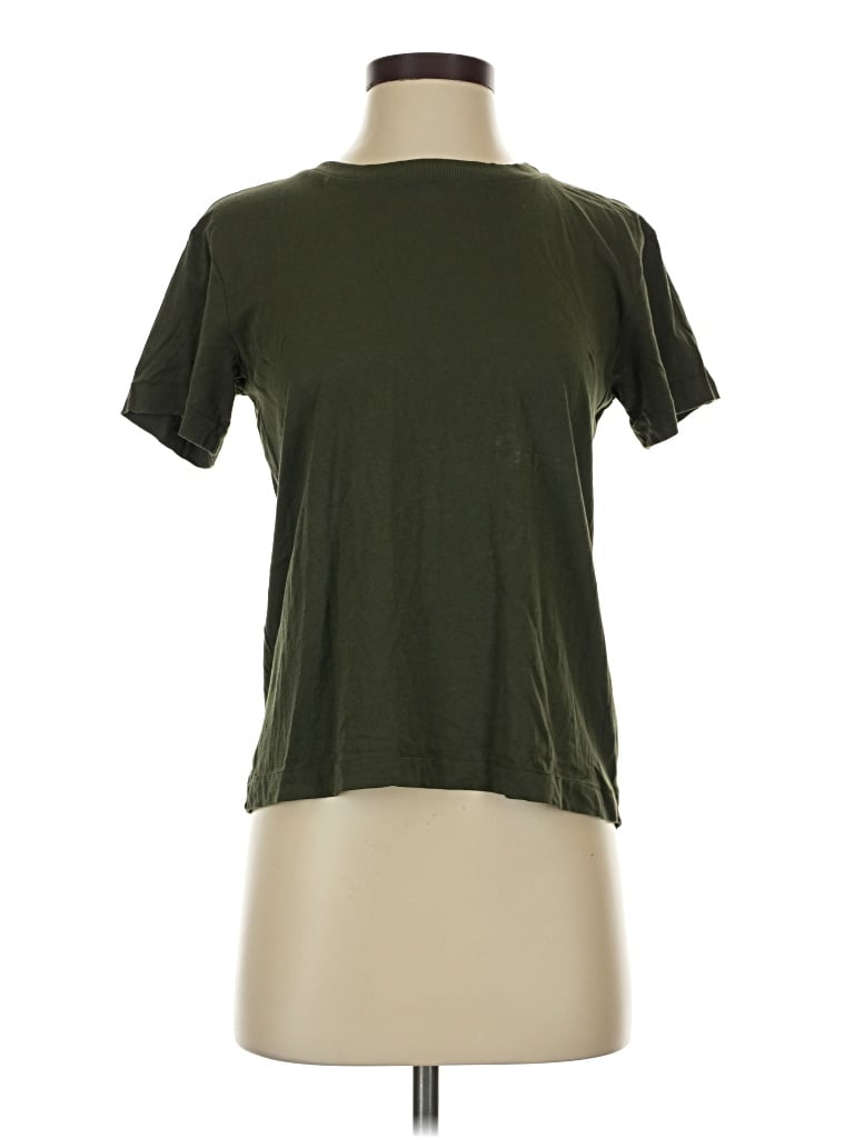 Pre-owned Bobi Short Sleeve T-shirt In Green