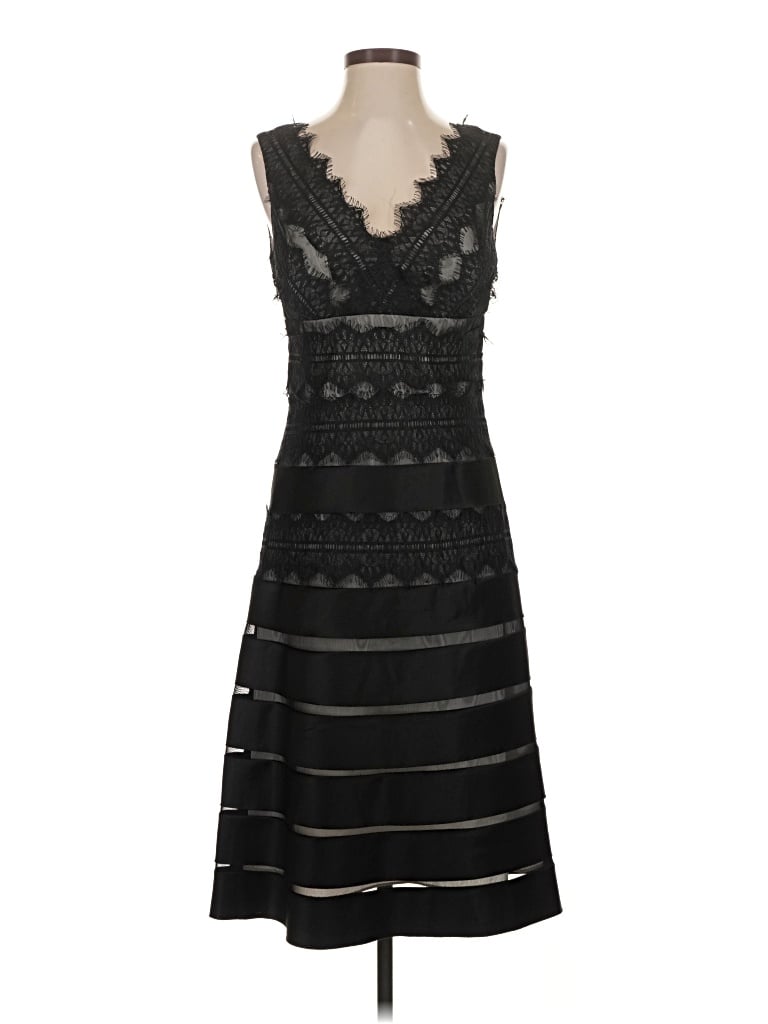 Pre-owned Js Collections Cocktail Dress In Black