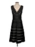 JS Collections 100% Polyester Solid Black Cocktail Dress Size 4 - photo 2