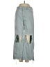 Altar'd State 100% Cotton Color Block Green Jeans Size 24 waist - photo 1