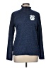 Adidas 100% Polyester Blue Long Sleeve Turtleneck Size M - photo 1