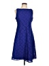 Chaps 100% Polyester Blue Cocktail Dress Size 10 - photo 1