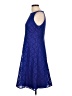 Chaps 100% Polyester Blue Cocktail Dress Size 10 - photo 5