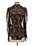 Free People 100% Polyester Black Long Sleeve Blouse Size XS - photo 2