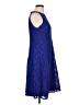 Chaps 100% Polyester Blue Cocktail Dress Size 10 - photo 4