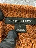 Something Navy Brown Cardigan Size XS - photo 7