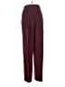 Unbranded Solid Burgundy Dress Pants Size 6 - photo 1