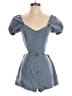 Lulus 100% Cotton Blue Romper Size XXS - photo 1